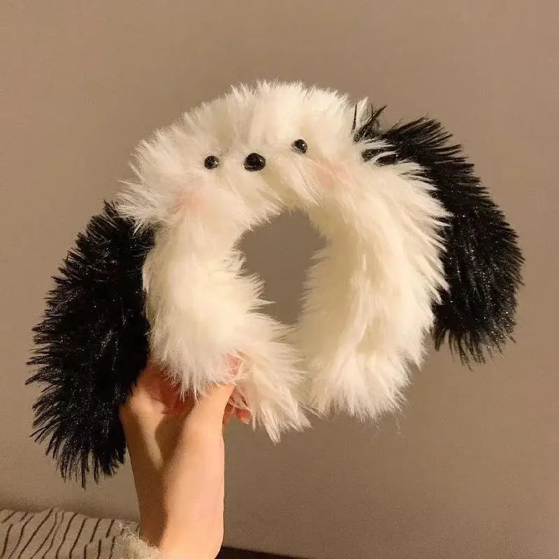 Funny Big Dumb Dog Ears Headband Cute Animal Ear Hair Band For Cosplay Photo Props Party Dress Up Accessories Gift
