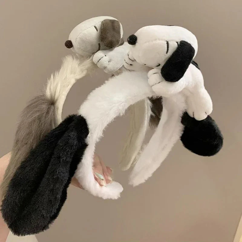 Funny Big Dumb Dog Ears Headband Cute Animal Ear Hair Band For Cosplay Photo Props Party Dress Up Accessories Gift