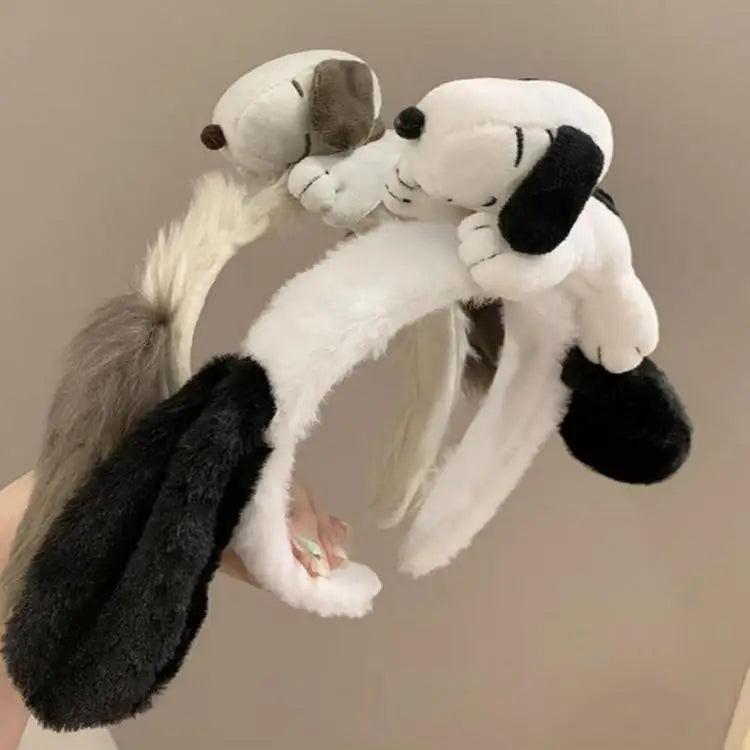 Funny Big Dumb Dog Ears Headband Cute Animal Ear Hair Band For Cosplay Photo Props Party Dress Up Accessories Gift