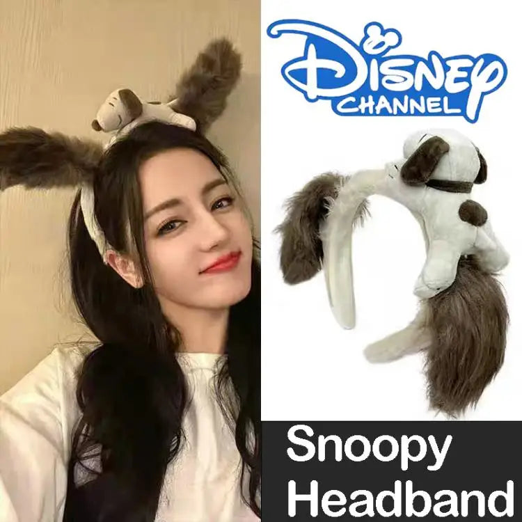 Funny Big Dumb Dog Ears Headband Cute Animal Ear Hair Band For Cosplay Photo Props Party Dress Up Accessories Gift