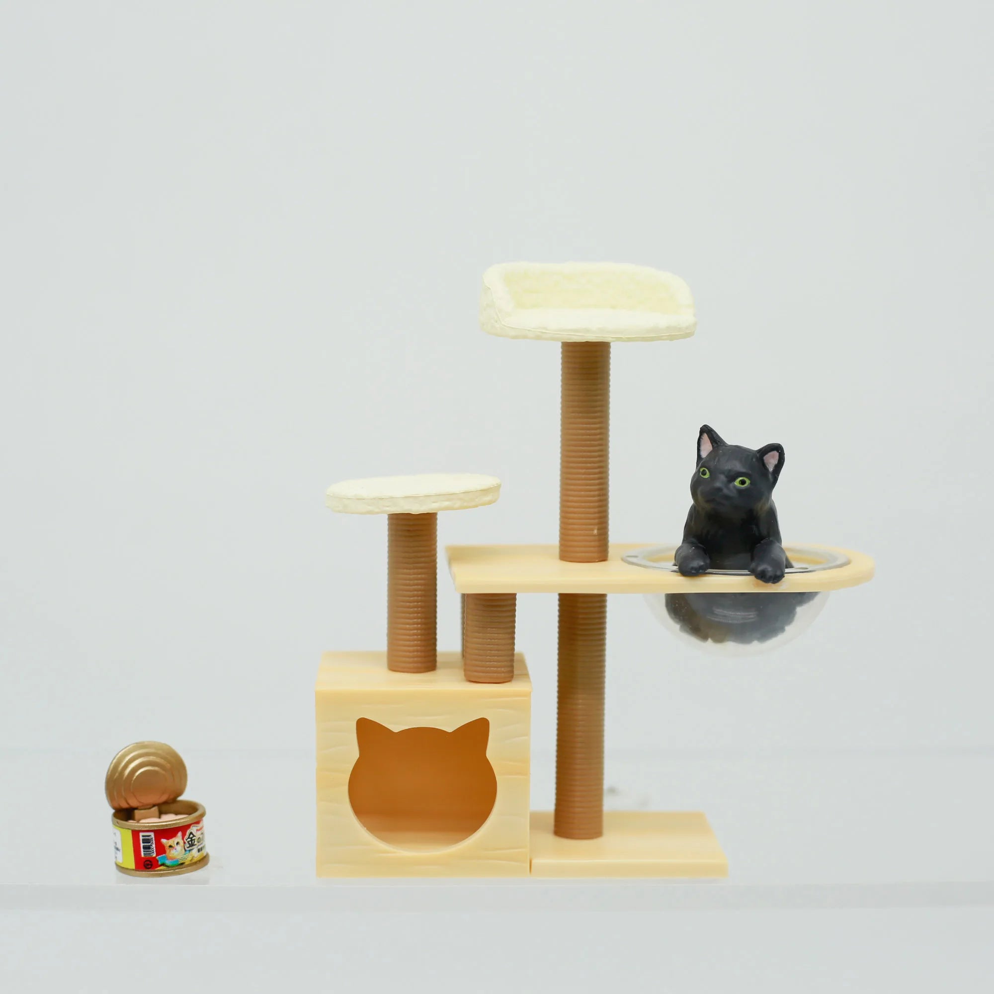 REMENT Life with Cat Scene Miniature Kitten Model Blind Box Toy Kawaii Figurine Mini Doll Desk Ornament Kids Birthday Gifts