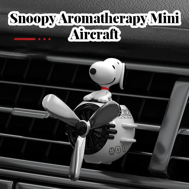 Official Peanuts Snoopy Car Decor Perfume Diffuser 3 Scents Choices Vent Mounted Auto Accessory